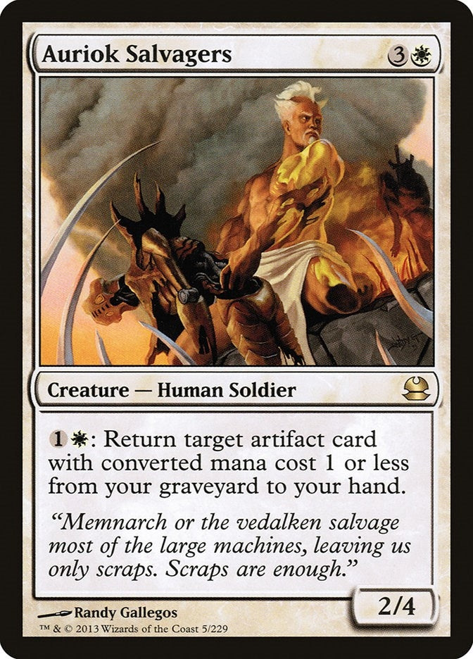 Auriok Salvagers (5) [MMA] - MTG Single