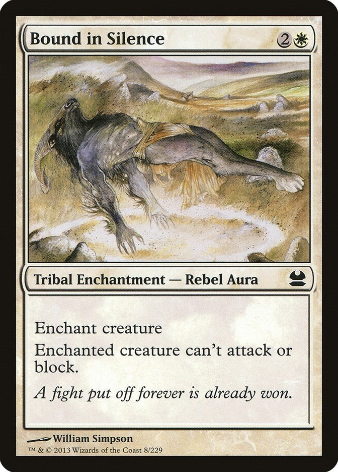 Bound in Silence (8) [MMA] - MTG Single