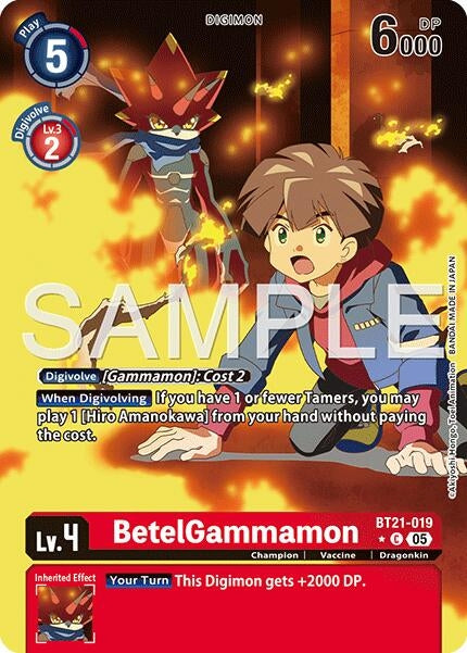 Image for BetelGammamon - BT21-019 (Alternate Art) (BT21-019 C) (Advanced Booster Digimon Generation) - Digimon Card Game
