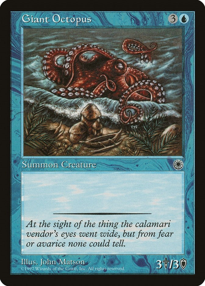 Giant Octopus [POR] - MTG Single