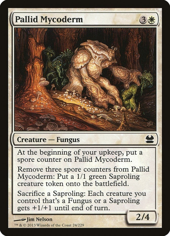 Pallid Mycoderm (24) [MMA] - MTG Single