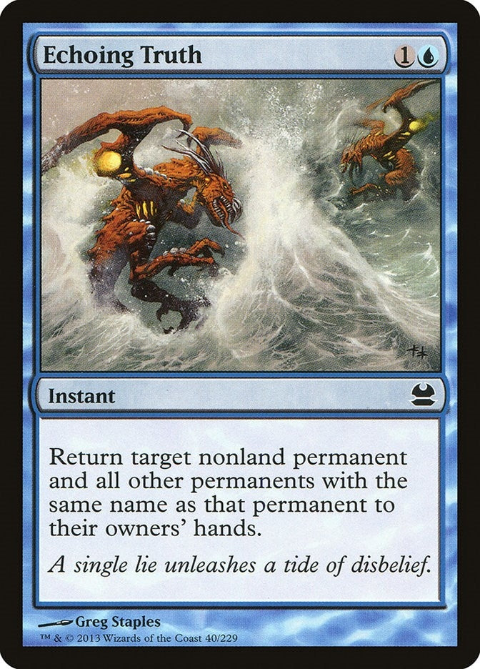 Echoing Truth (40) [MMA] - MTG Single