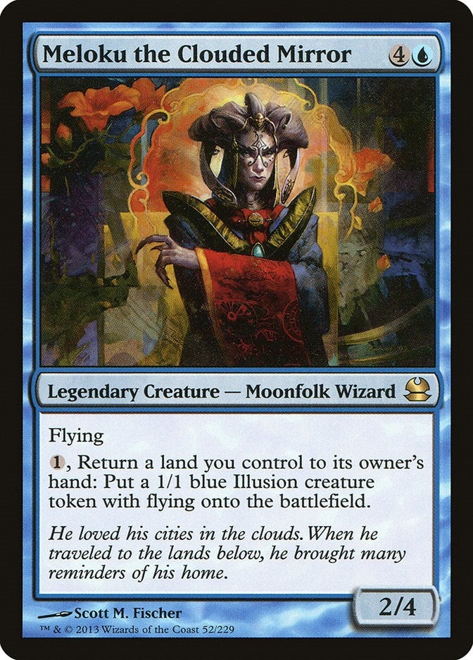 Meloku the Clouded Mirror (52) [MMA] - MTG Single