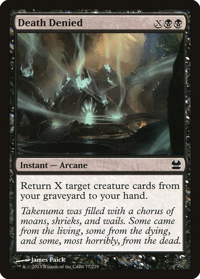 Death Denied (77) [MMA] - MTG Single