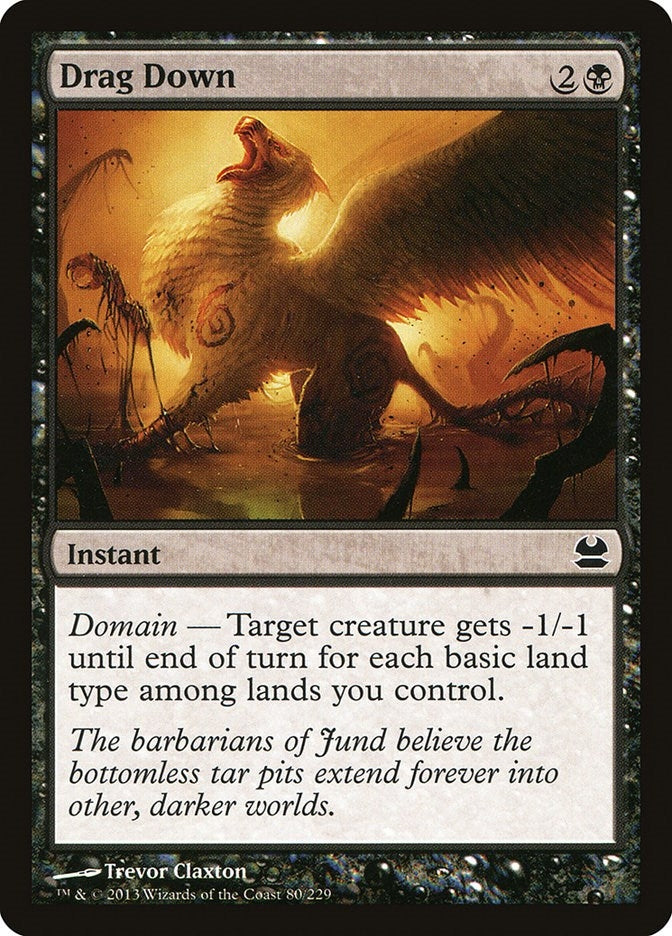 Drag Down (80) [MMA] - MTG Single
