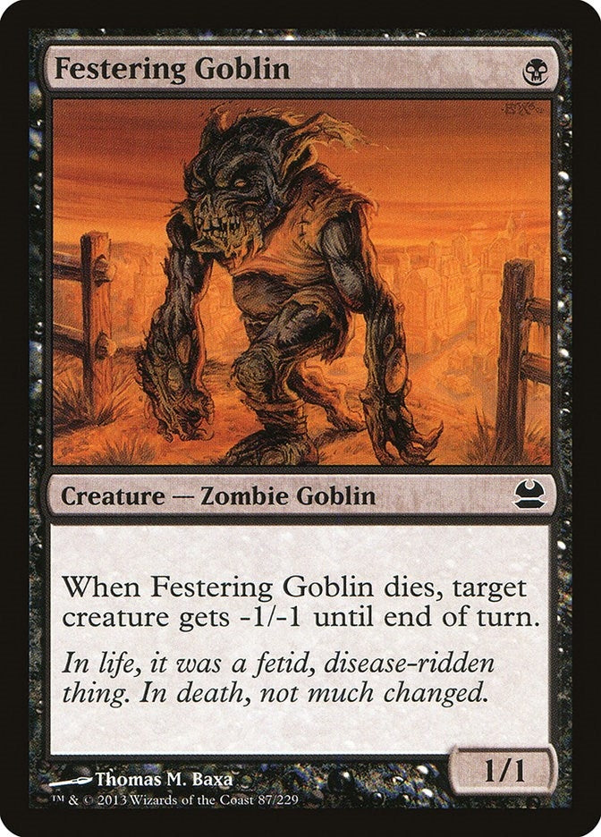 Festering Goblin (87) [MMA] - MTG Single