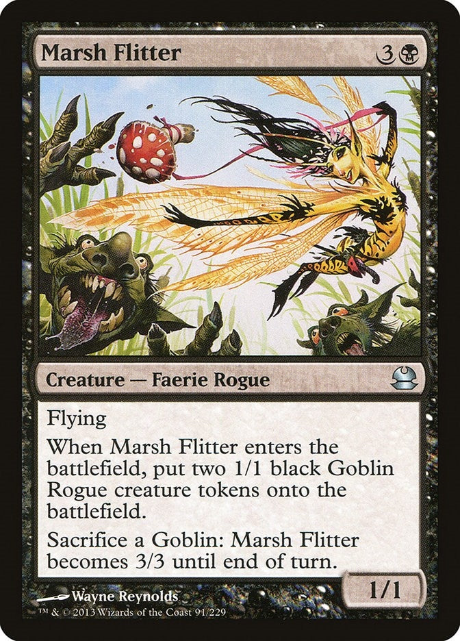 Marsh Flitter (91) [MMA] - MTG Single