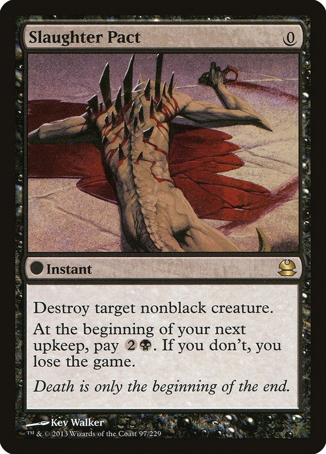 Slaughter Pact (97) [MMA] - MTG Single