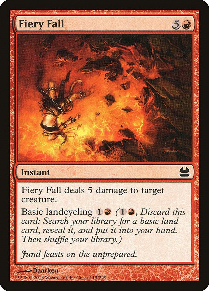 Fiery Fall (113) [MMA] - MTG Single