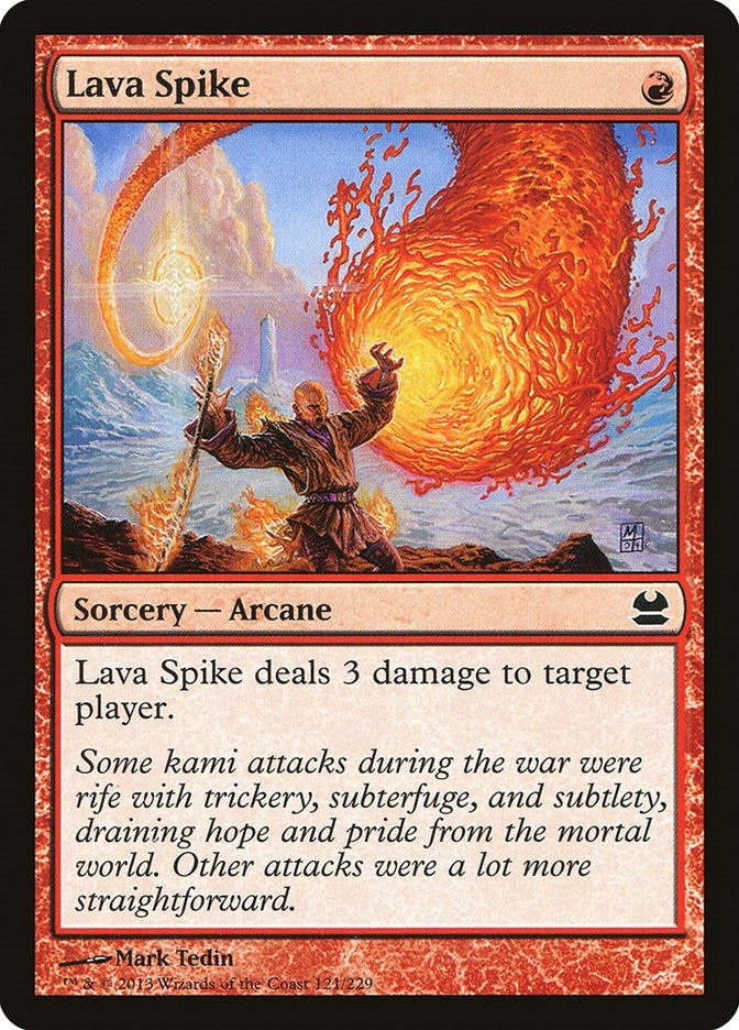 Lava Spike (121) [MMA] - MTG Single