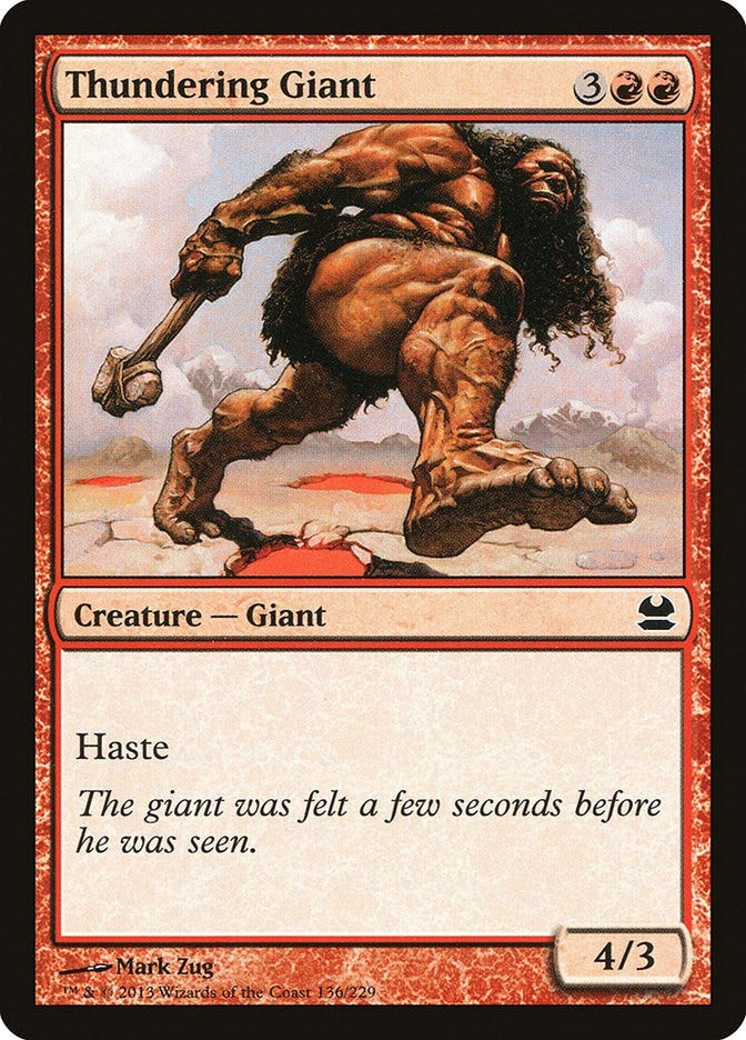 Thundering Giant (136) [MMA] - MTG Single