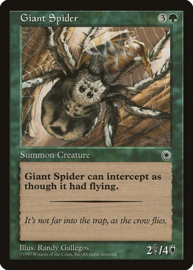 Giant Spider [POR] - MTG Single