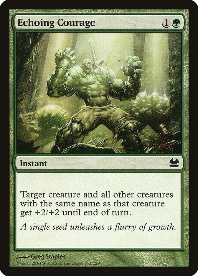 Echoing Courage (143) [MMA] - MTG Single