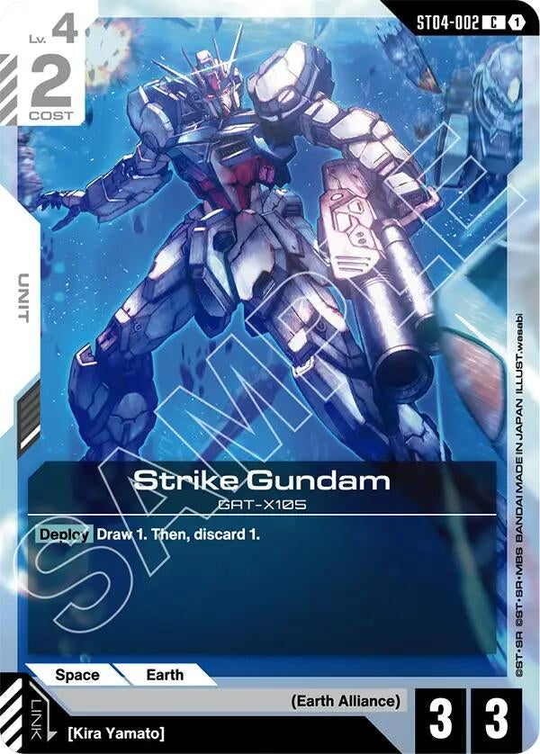 Image for Strike Gundam (ST04-002) (Starter Deck 09: Destiny Ignition) - Gundam Card Game