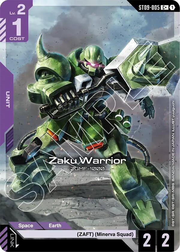 Image for Zaku Warrior (C+) (ST09-005) (Starter Deck 09: Destiny Ignition) - Gundam Card Game