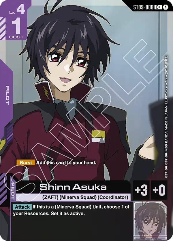 Image for Shinn Asuka (C+) (ST09-008) (Starter Deck 09: Destiny Ignition) - Gundam Card Game