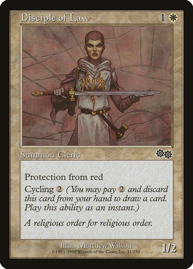 Disciple of Law (11) [USG] - MTG Single