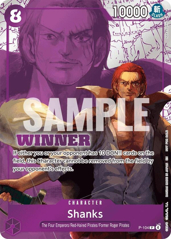 Image for Shanks (Winner Pack 2026 Vol. 2) (P-104) (One Piece Promotion Cards) - One Piece Card Game