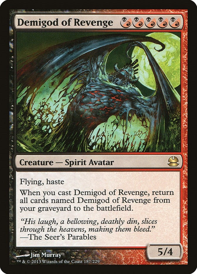 Demigod of Revenge (187) [MMA] - MTG Single