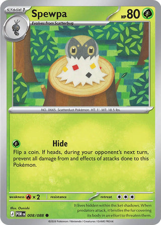 Image for Spewpa (008/088) (ME03: Perfect Order) - Pokemon