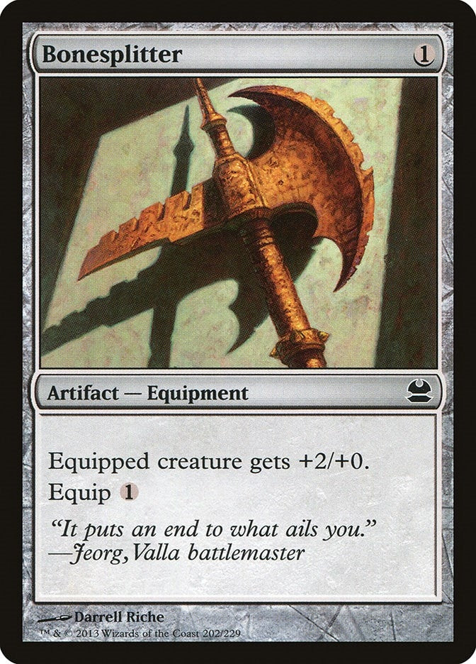 Bonesplitter (202) [MMA] - MTG Single
