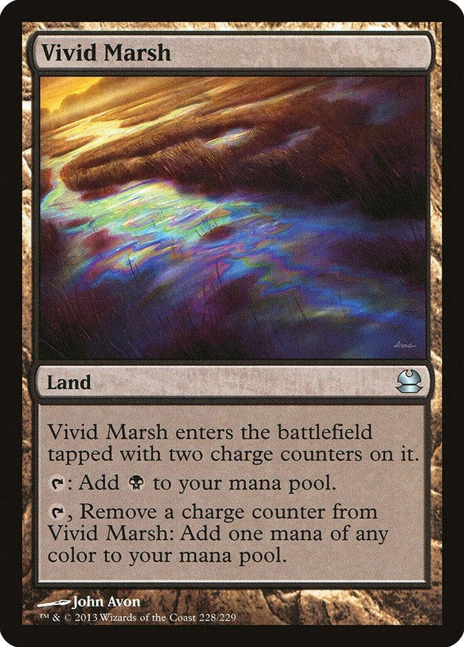 Vivid Marsh (228) [MMA] - MTG Single