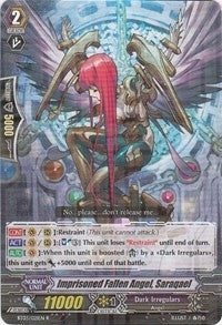 Imprisoned Fallen Angel Saraqael (3021) [BT03] - Cardfight Vanguard Single