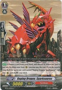 Raging Dragon Sparksaurus (3059) [BT03] - Cardfight Vanguard Single