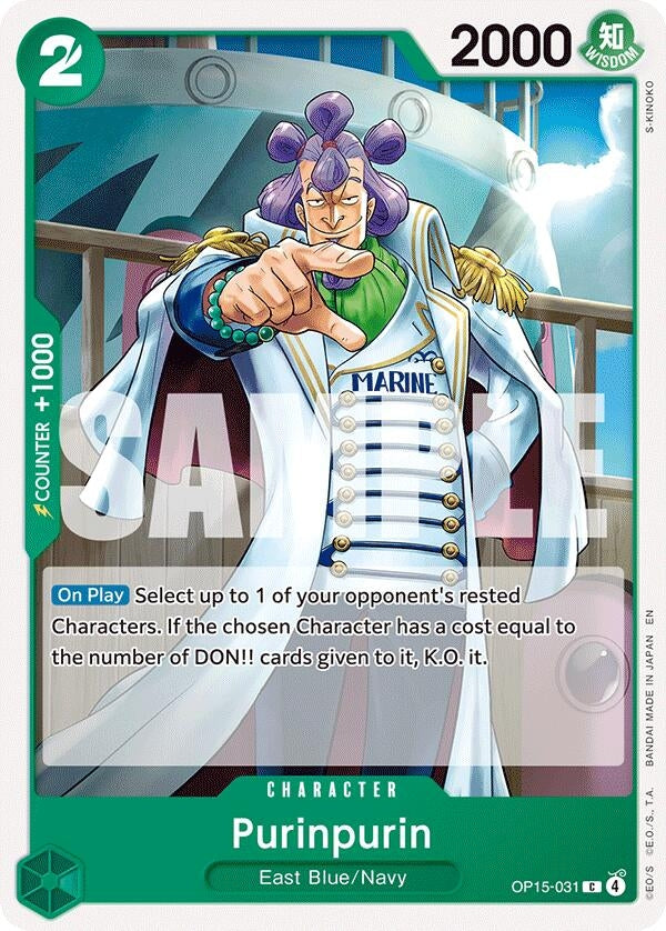 Image for Purinpurin (OP15-031) (Adventure on Kami's Island) - One Piece Card Game