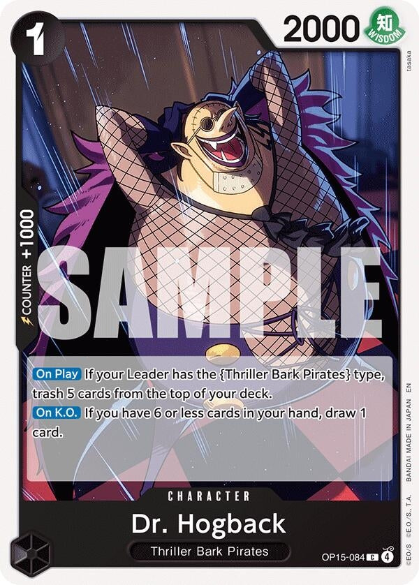 Image for Dr. Hogback (OP15-084) (Adventure on Kami's Island) - One Piece Card Game