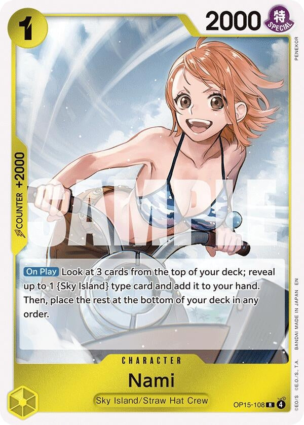 Image for Nami (OP15-108) (OP15-108) (Adventure on Kami's Island) - One Piece Card Game