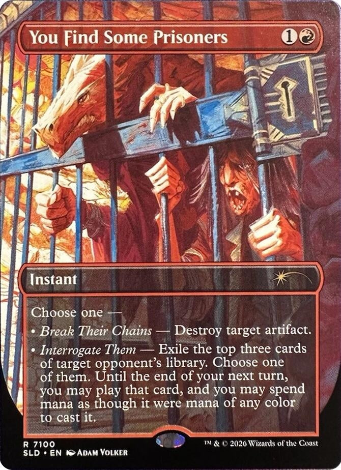 Image for You Find Some Prisoners (7100) (Secret Lair Drop Series) - Magic: The Gathering
