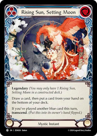 Image for Rising Sun, Setting Moon // Inner Chi (ZEN026) (Blitz Deck: Part the Mistveil - Zen) - Flesh and Blood TCG