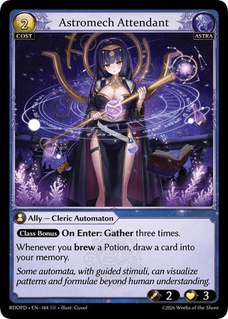 Image for Astromech Attendant (184) (Radiant Origins: Pantheon) - Grand Archive TCG