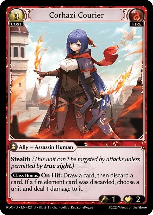 Image for Corhazi Courier (127) (Radiant Origins: Pantheon) - Grand Archive TCG