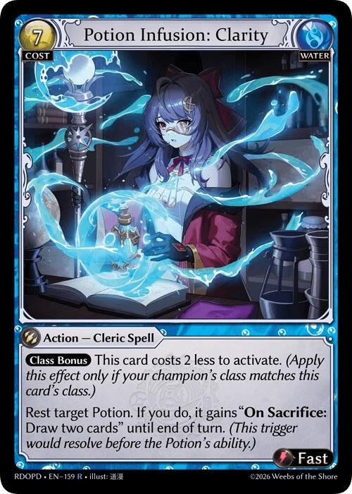 Image for Potion Infusion: Clarity (159) (Radiant Origins: Pantheon) - Grand Archive TCG