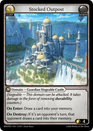 Image for Stocked Outpost (115) (Radiant Origins: Pantheon) - Grand Archive TCG