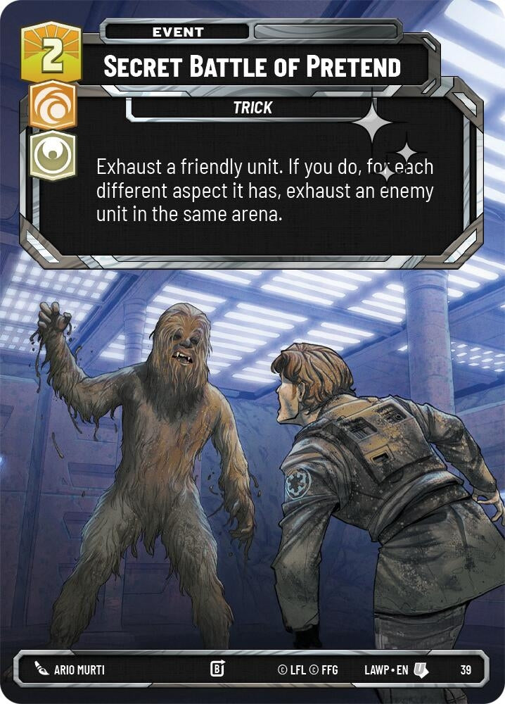 Image for Secret Battle of Pretend (Foil) (39) (A Lawless Time - Weekly Play Promos) - Star Wars: Unlimited