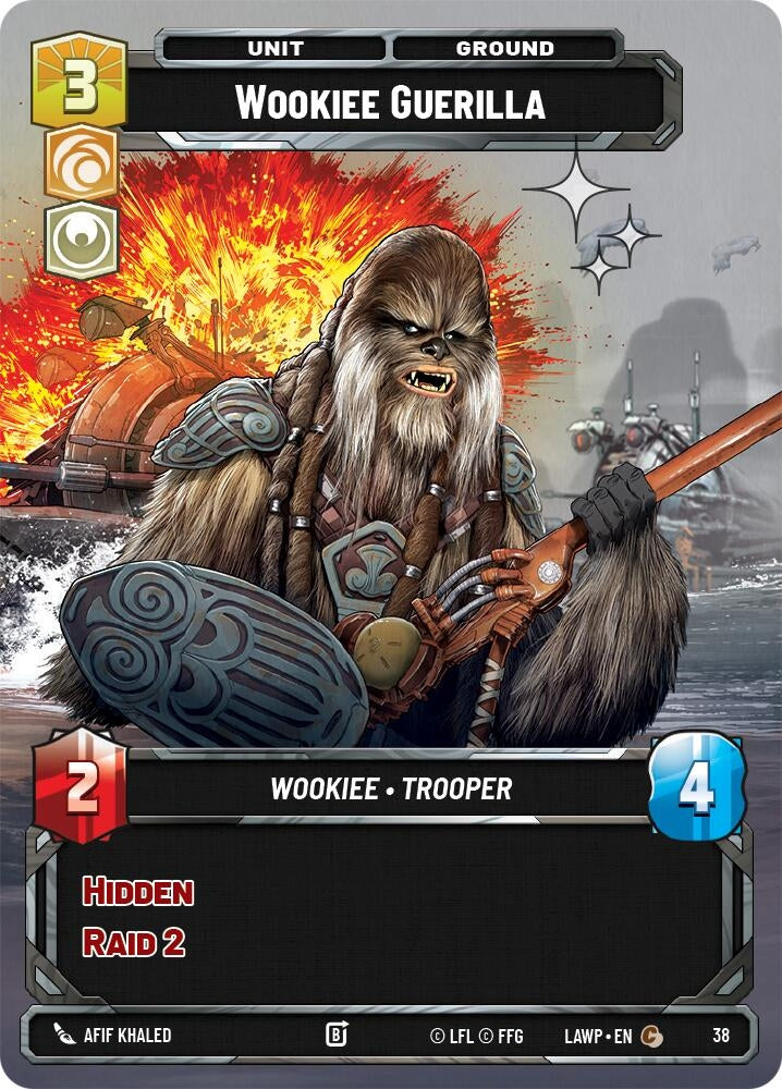 Image for Wookiee Guerilla (Foil) (38) (A Lawless Time - Weekly Play Promos) - Star Wars: Unlimited