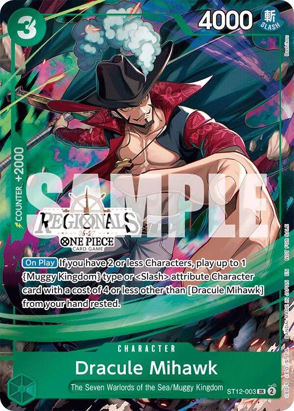 Image for Dracule Mihawk (Regional Participation Pack 2026 Vol.1) (ST12-003) (One Piece Promotion Cards) - One Piece Card Game