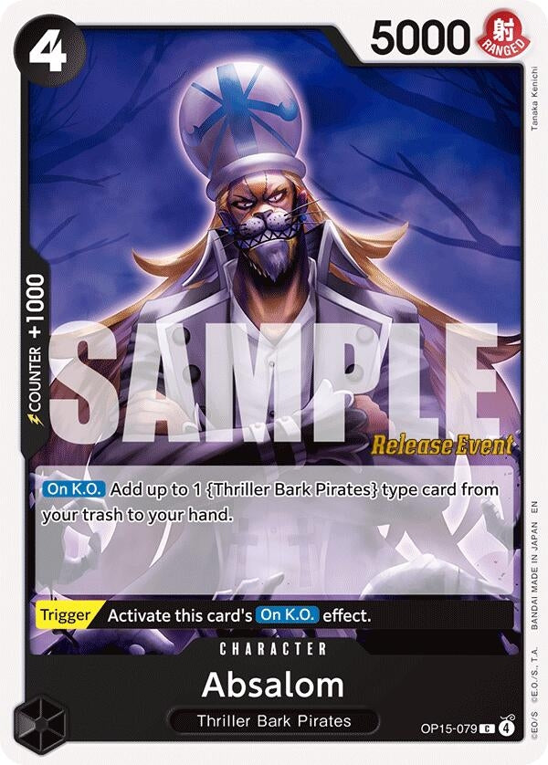 Image for Absalom (OP15-079) (Adventure on Kami's Island Release Event Cards) - One Piece Card Game