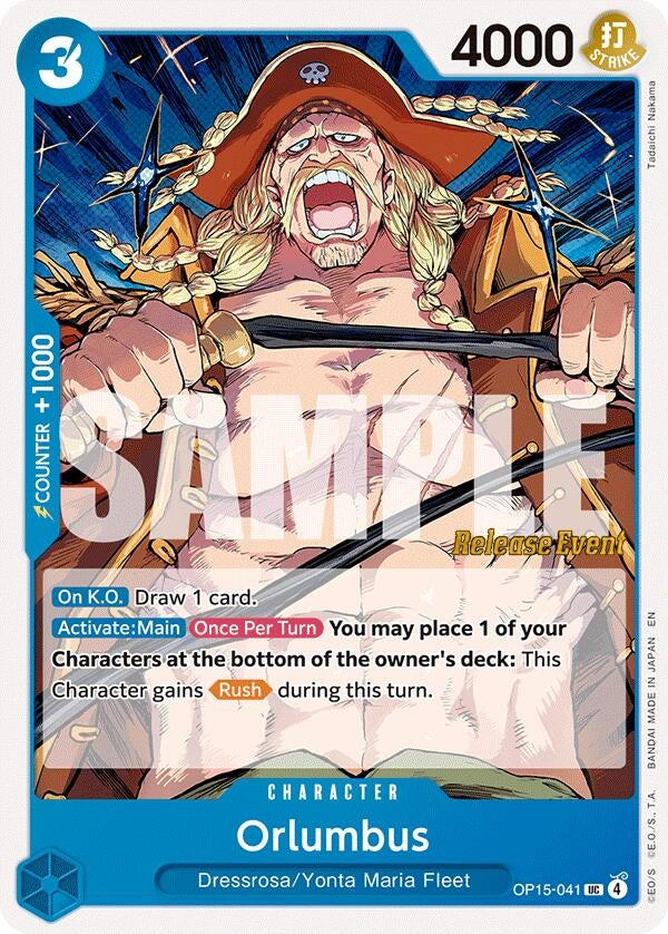 Image for Orlumbus (OP15-041) (Adventure on Kami's Island Release Event Cards) - One Piece Card Game