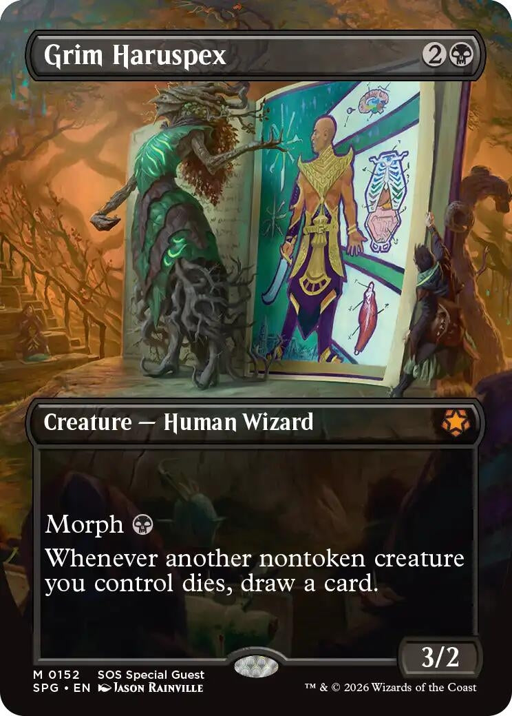 Image for Grim Haruspex (Borderless) (Special Guests) - Magic: The Gathering