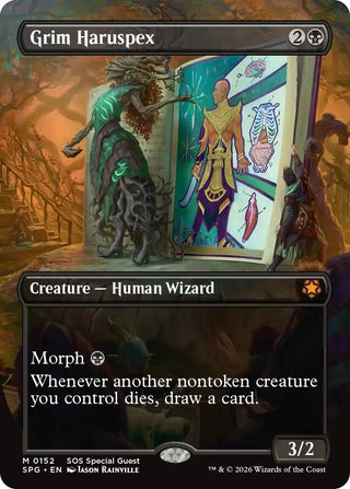 Image for Grim Haruspex (Borderless) (Special Guests) - Magic: The Gathering