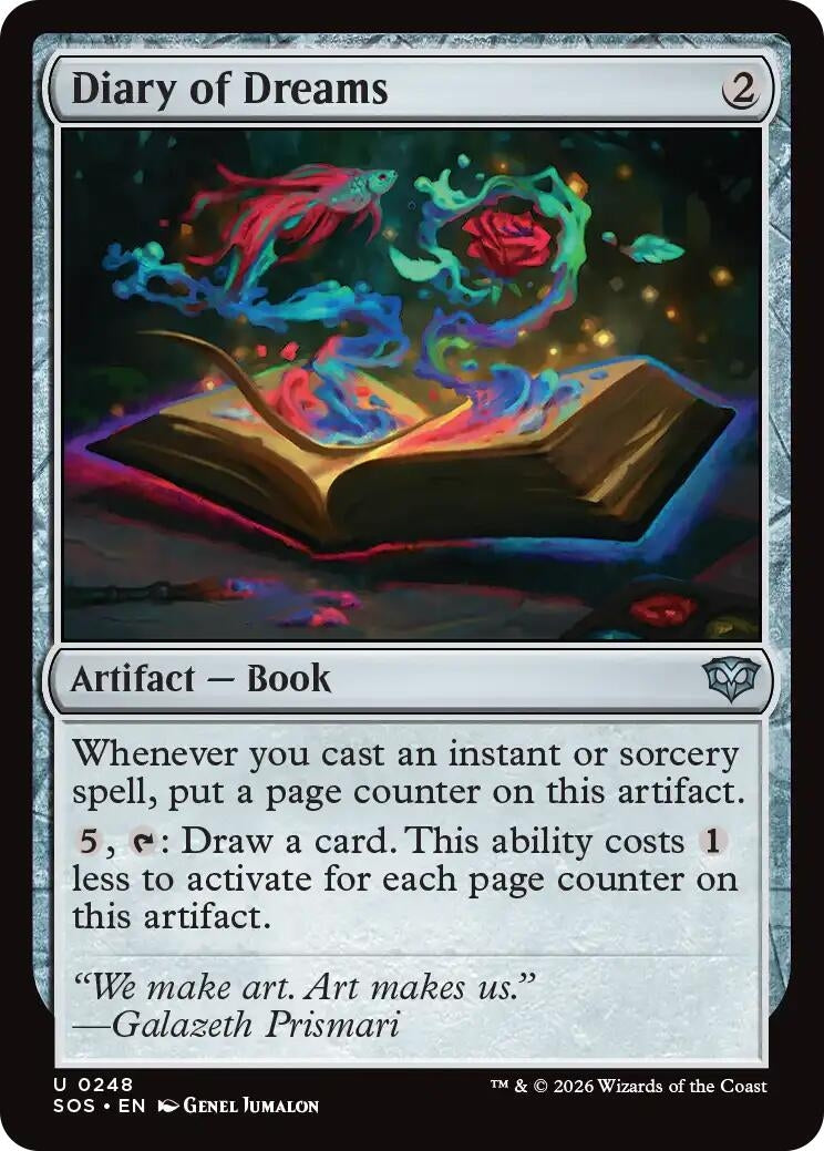 Image for Diary of Dreams (Secrets of Strixhaven) - Magic: The Gathering