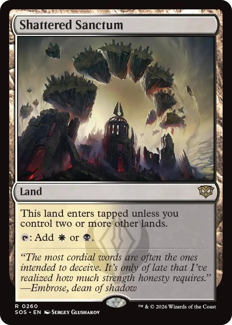 Image for Shattered Sanctum (Secrets of Strixhaven) - Magic: The Gathering
