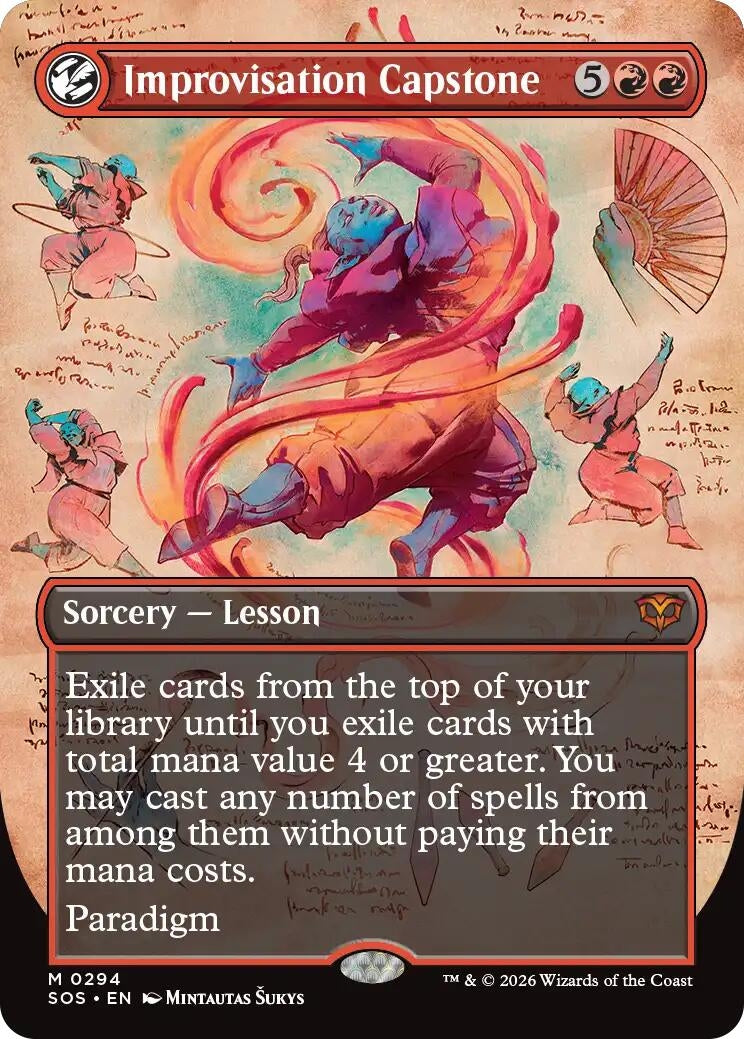 Image for Improvisation Capstone (Extended Art) (Secrets of Strixhaven) - Magic: The Gathering