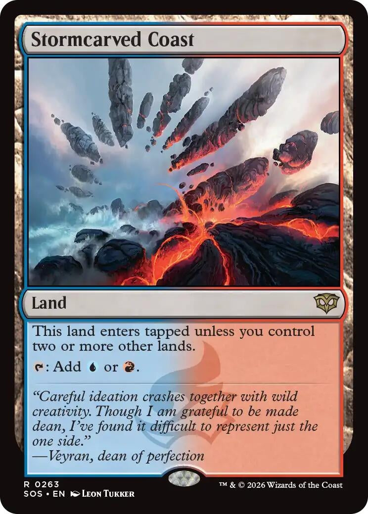 Image for Stormcarved Coast (Secrets of Strixhaven) - Magic: The Gathering