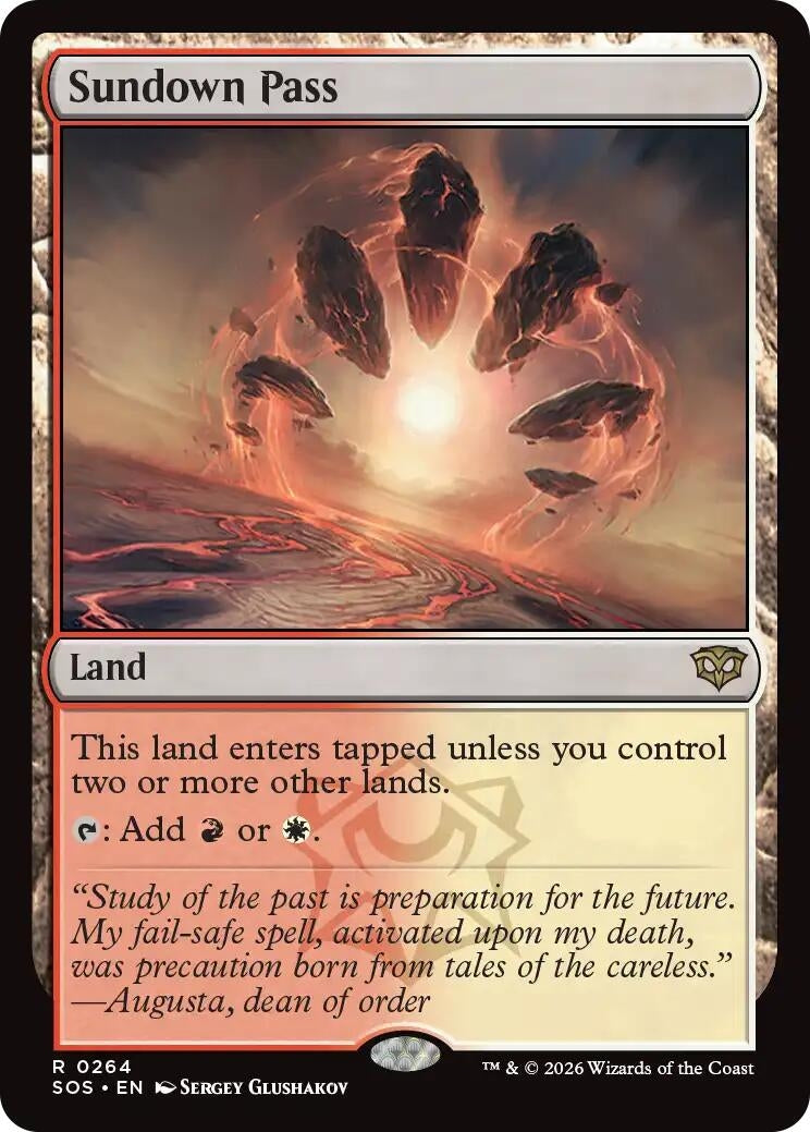 Image for Sundown Pass (Secrets of Strixhaven) - Magic: The Gathering