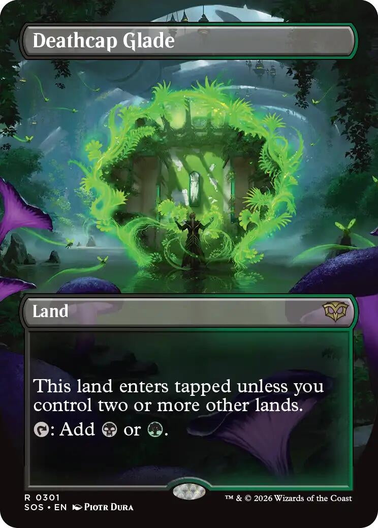 Image for Deathcap Glade (Borderless) (Secrets of Strixhaven) - Magic: The Gathering